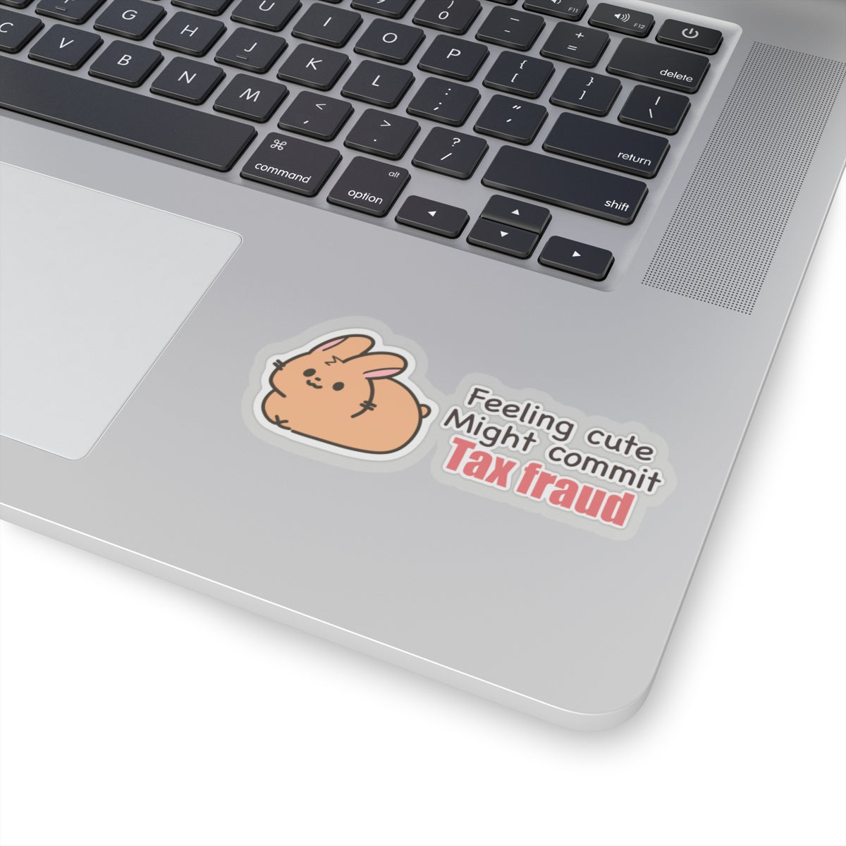 tax fraud  bunny Sticker