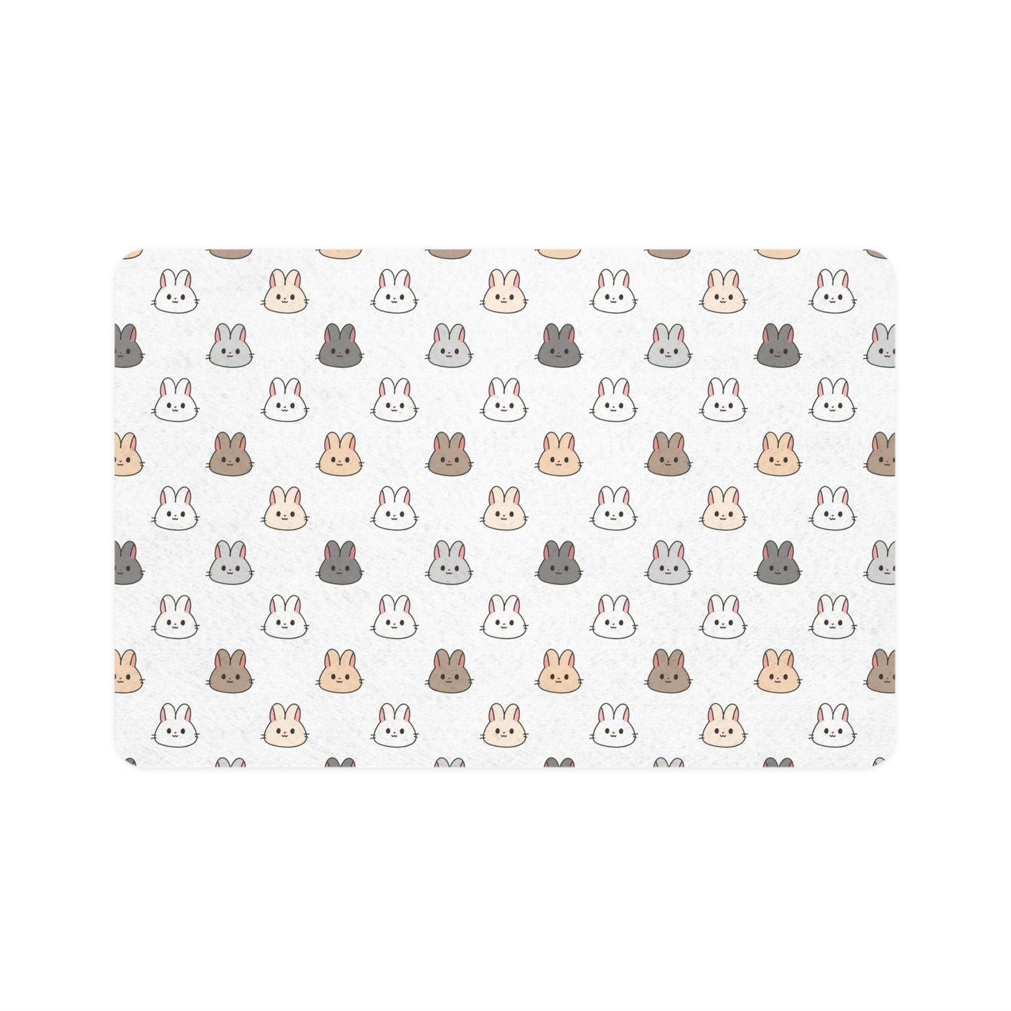 Bunny face Food Mat (12x18)