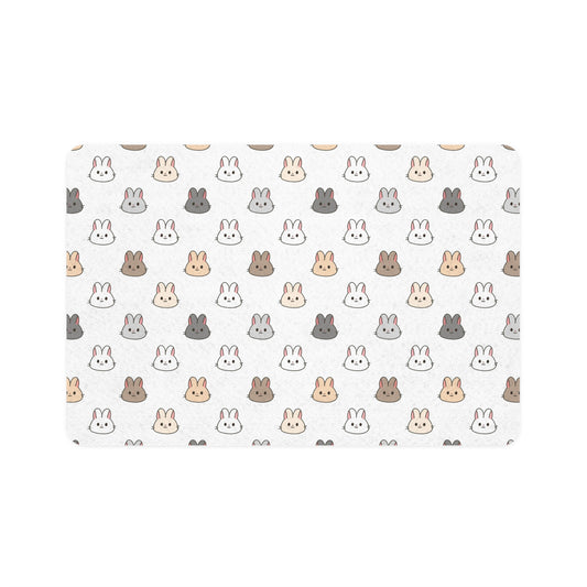 Bunny face Food Mat (12x18)