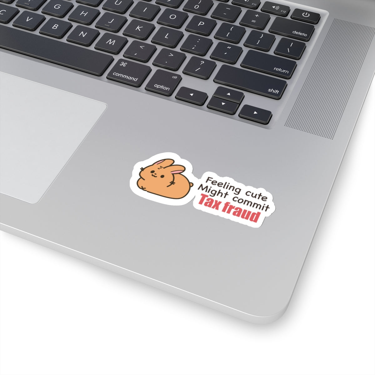 tax fraud  bunny Sticker