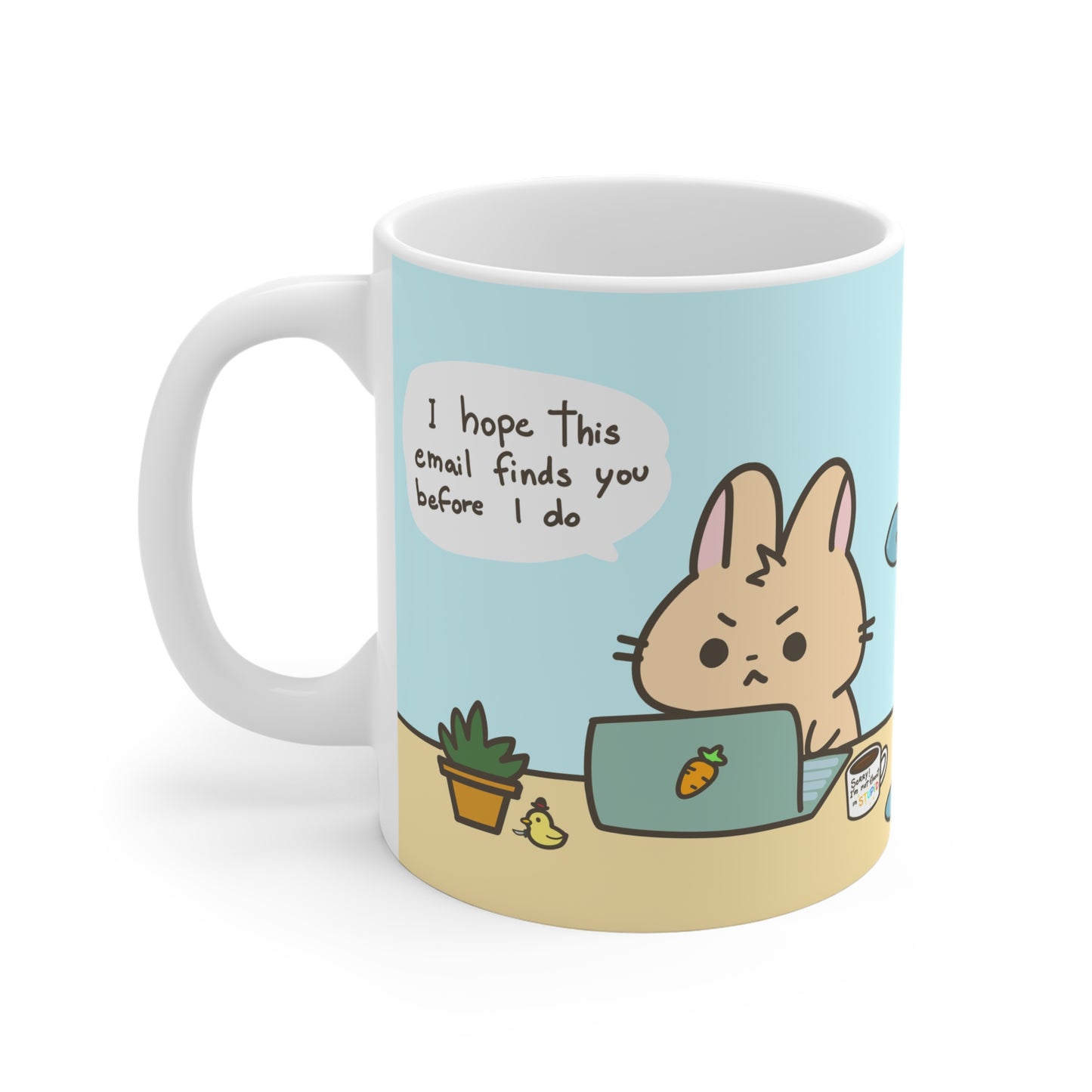 Angry Bunnies in a line Mug (11oz\15oz\20oz)