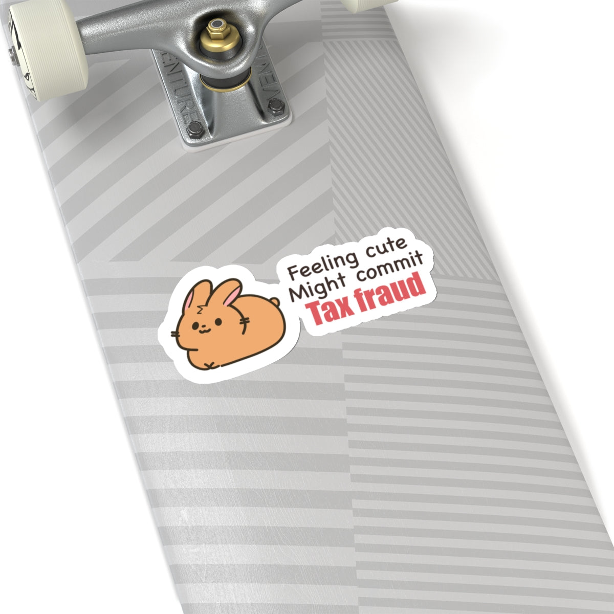 tax fraud  bunny Sticker