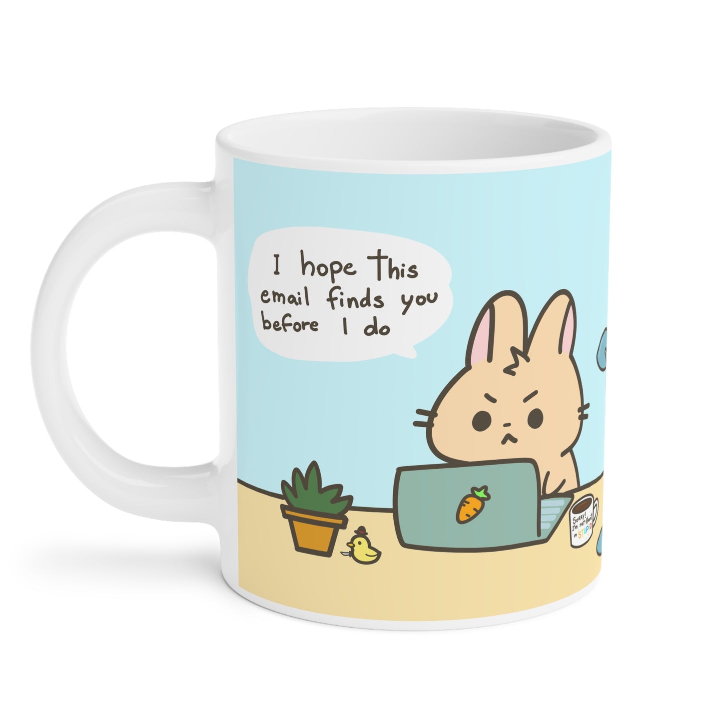 Angry Bunnies in a line Mug (11oz\15oz\20oz)