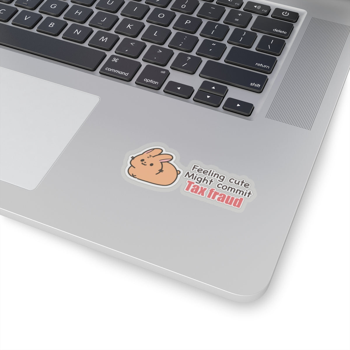 tax fraud  bunny Sticker