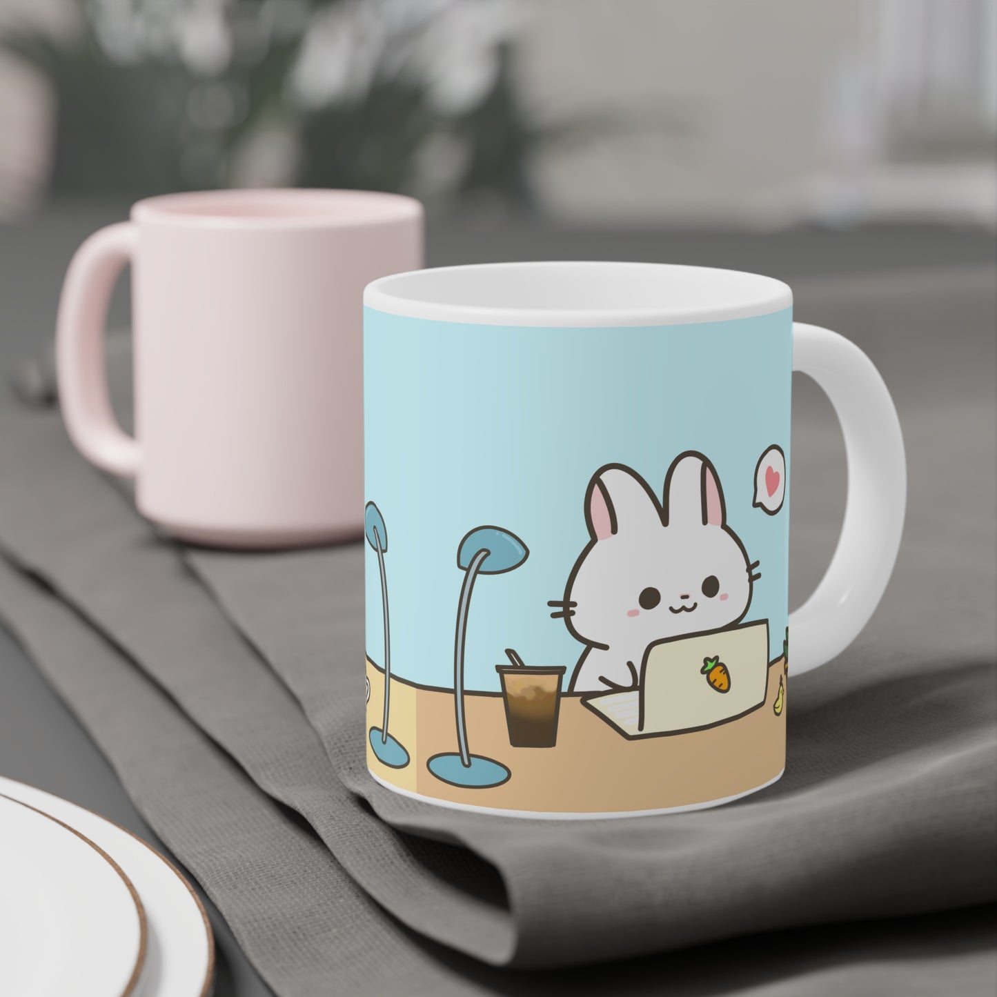 Angry Bunnies in a line Mug (11oz\15oz\20oz)