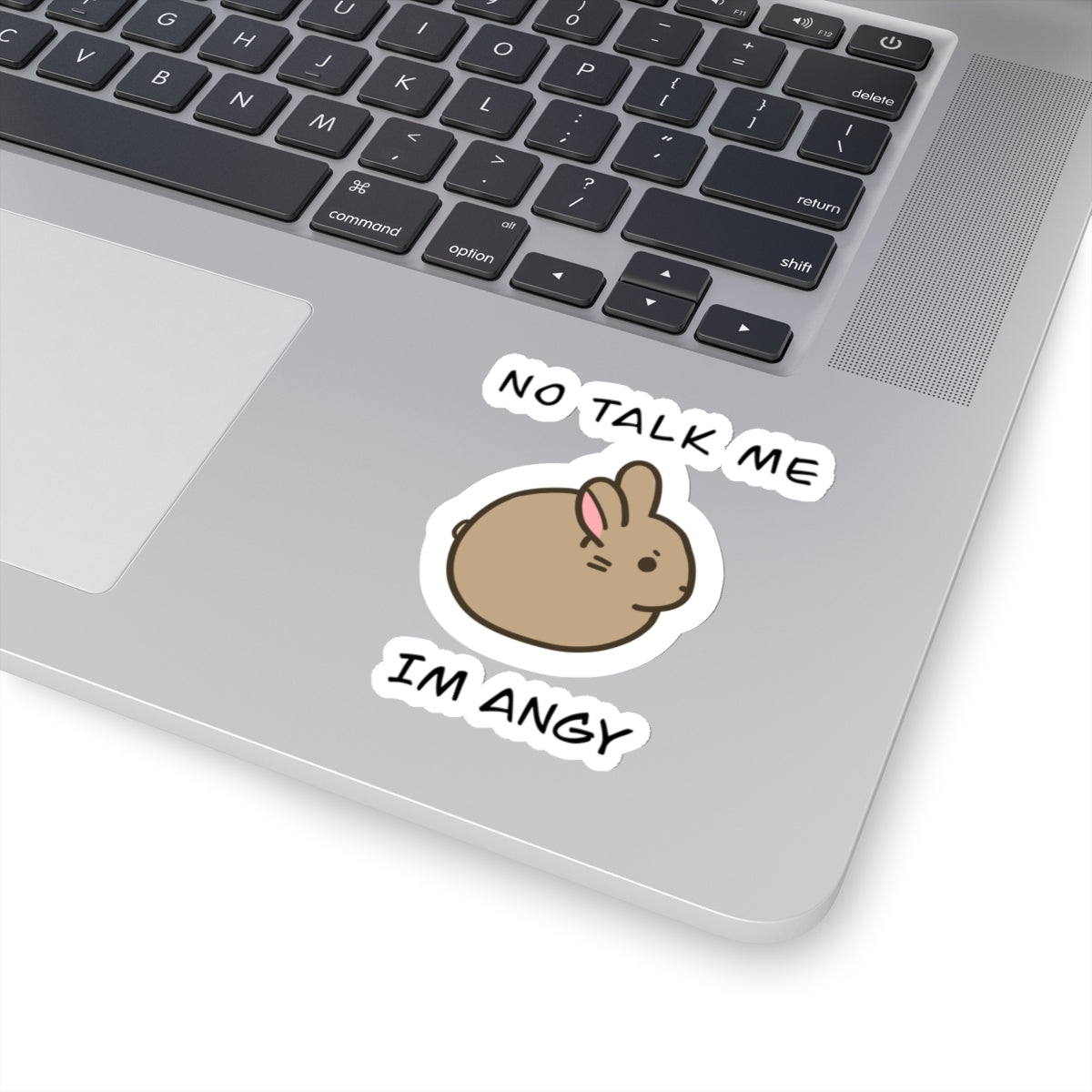 Angry baby bunny Sticker