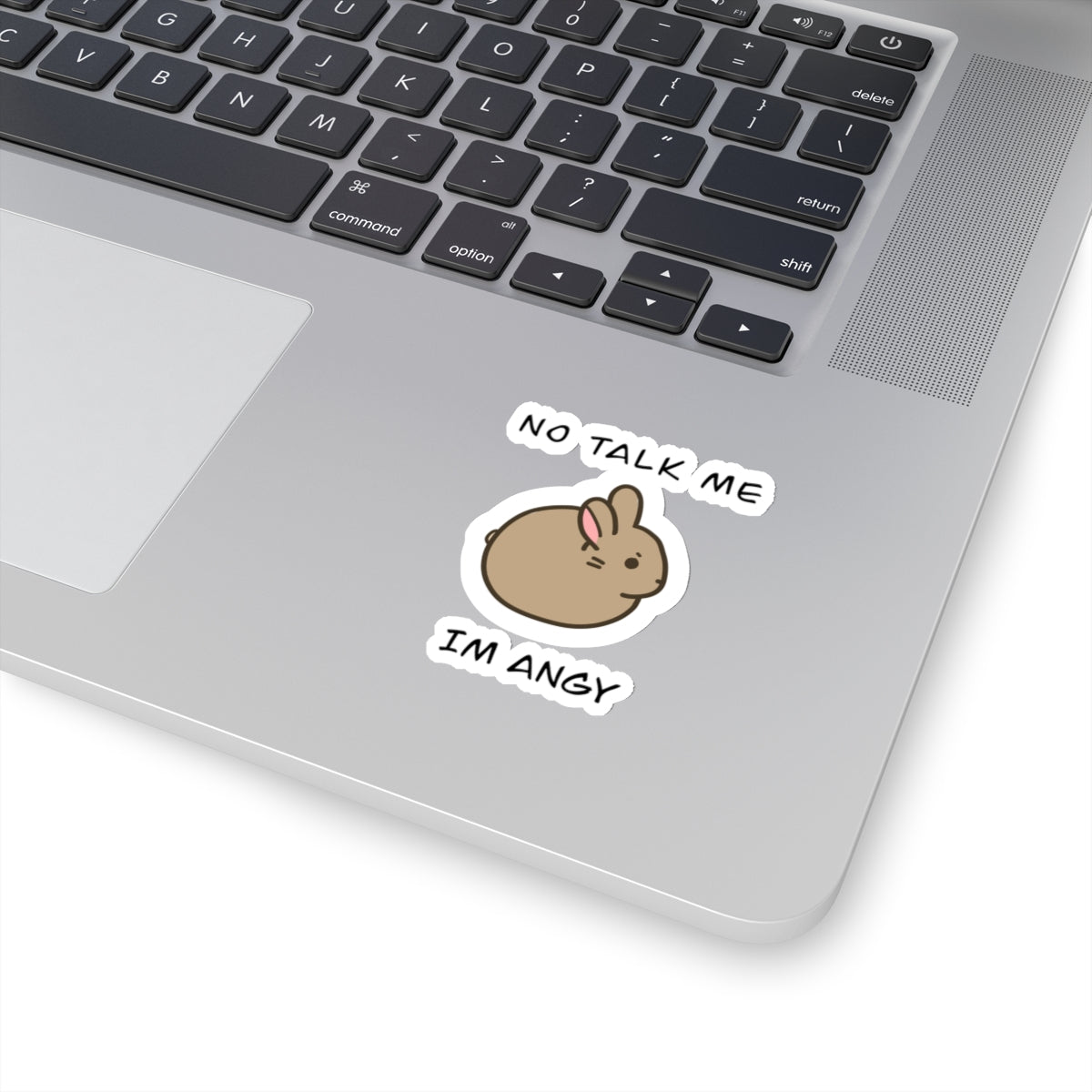 Angry baby bunny Sticker