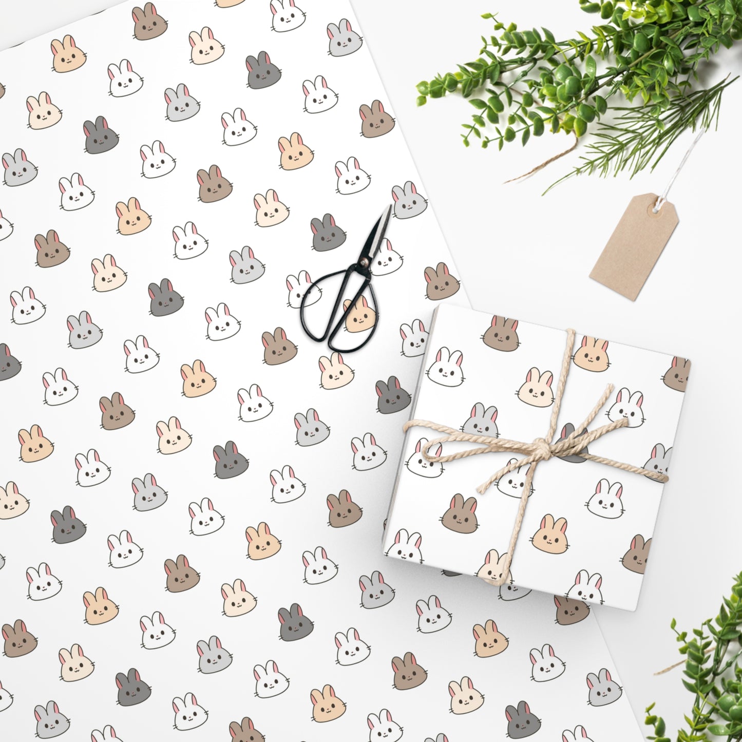 Bunny faces Wrapping Paper