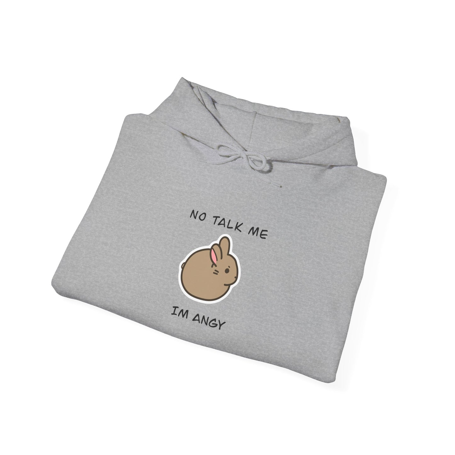 Angry baby bunny hoodie