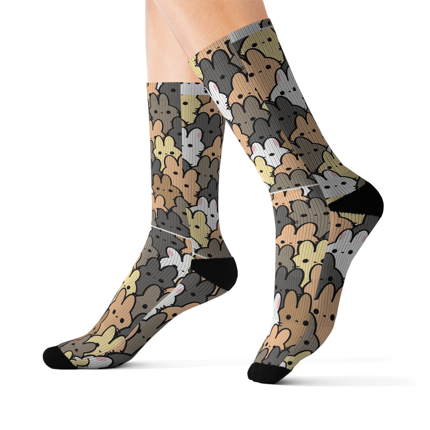 bunny crowd Socks