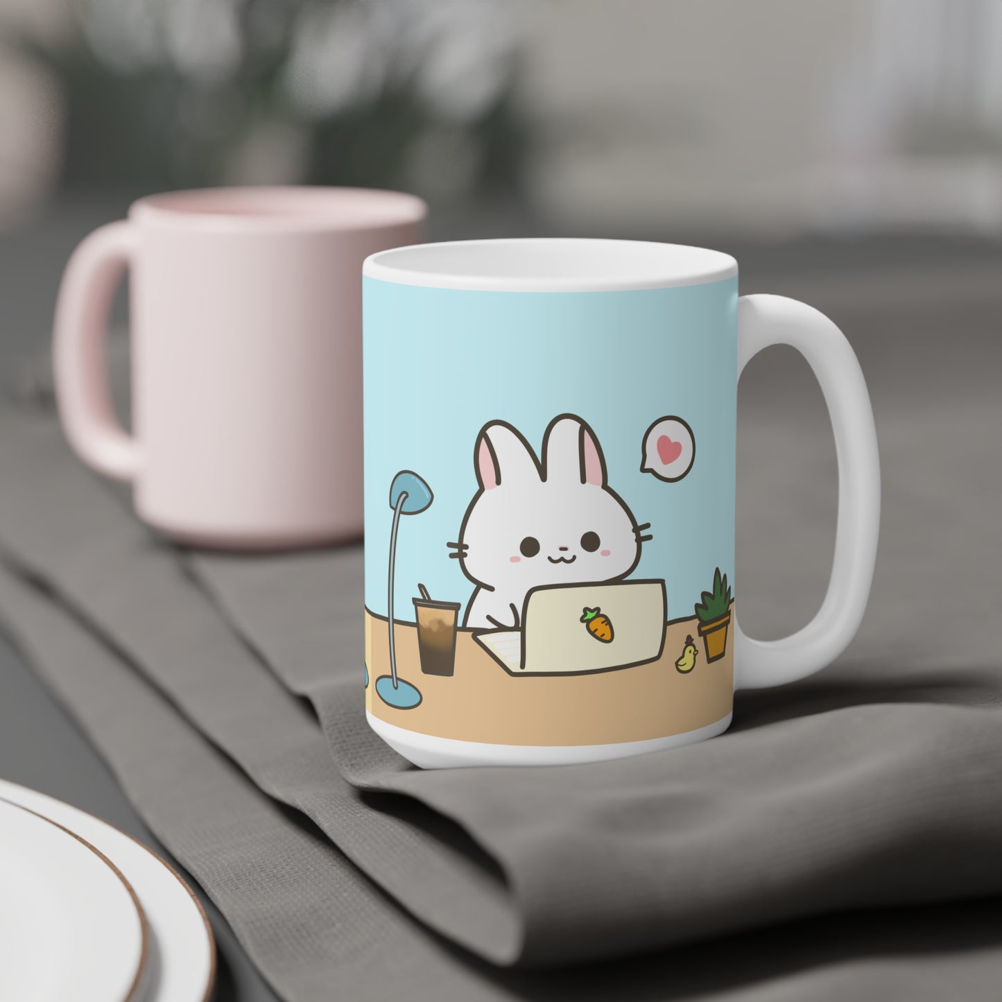 Angry Bunnies in a line Mug (11oz\15oz\20oz)