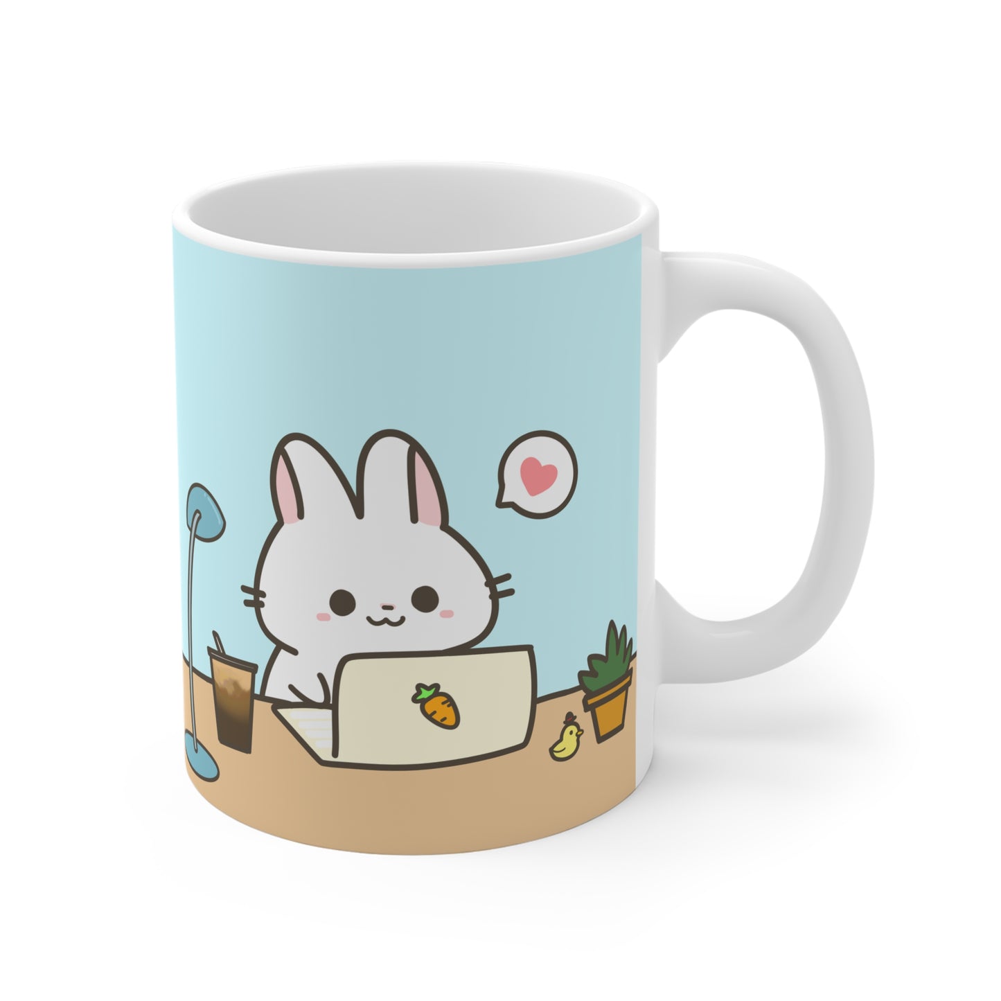 Angry Bunnies in a line Mug (11oz\15oz\20oz)