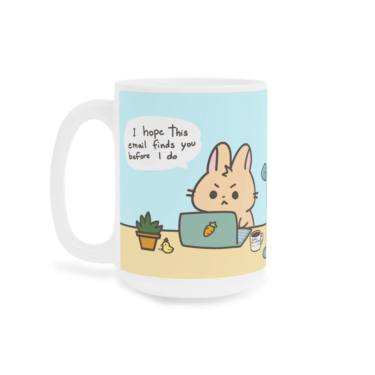 Angry Bunnies in a line Mug (11oz\15oz\20oz)