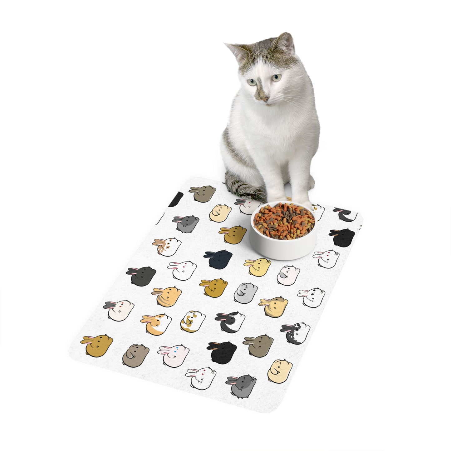 bunny rabbit Food Mat (12x18)