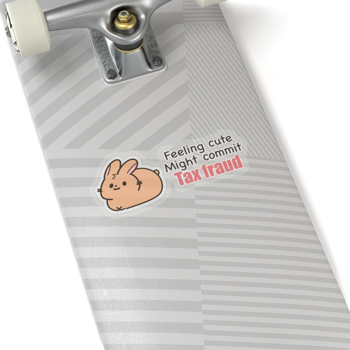 tax fraud  bunny Sticker